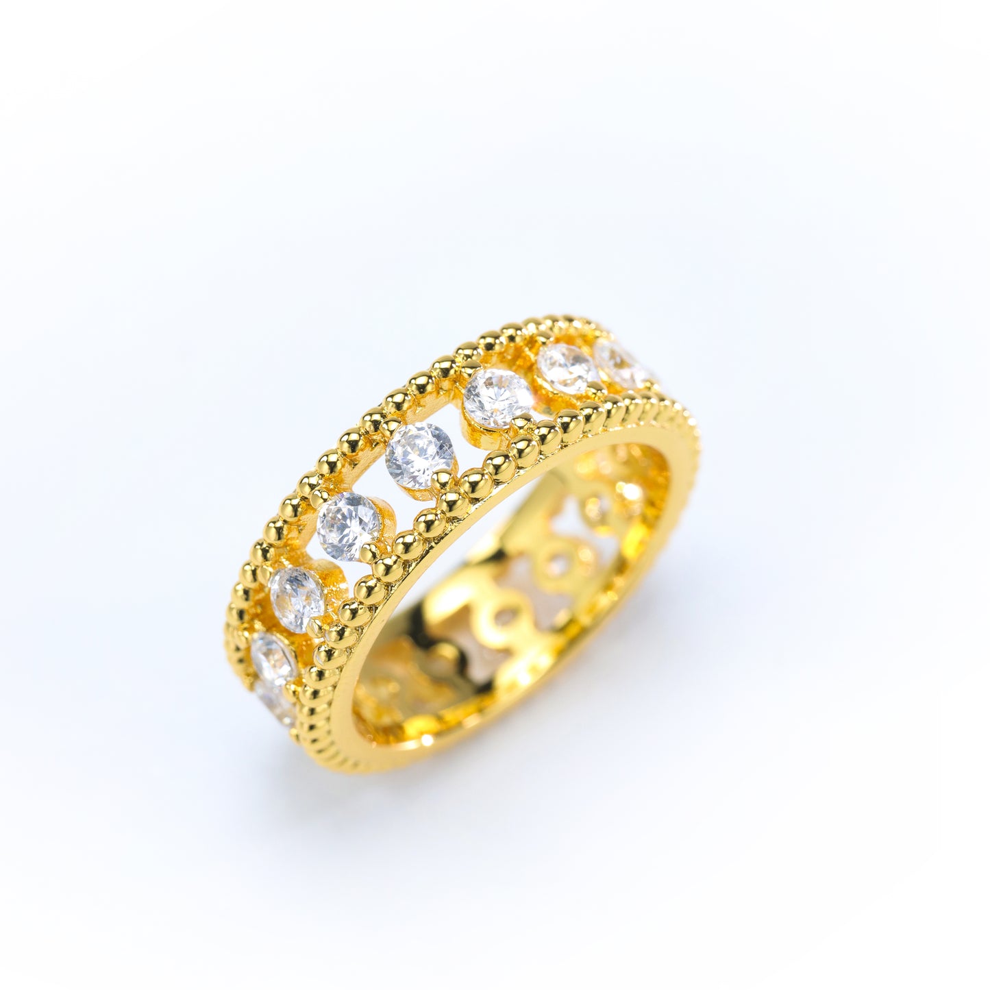 #BJ0030#  Zircon Ring – Available in US Sizes 5-10