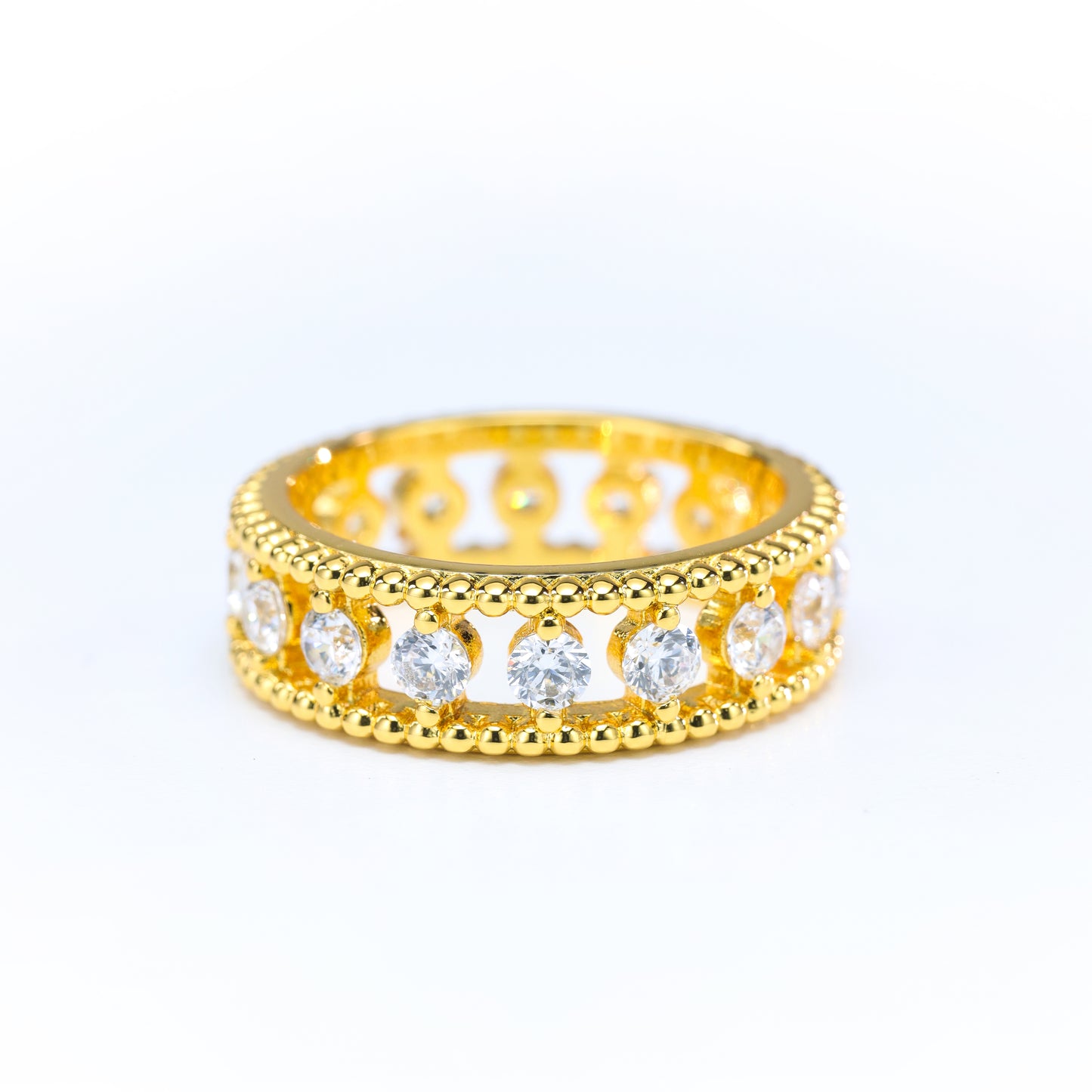 #BJ0030#  Zircon Ring – Available in US Sizes 5-10