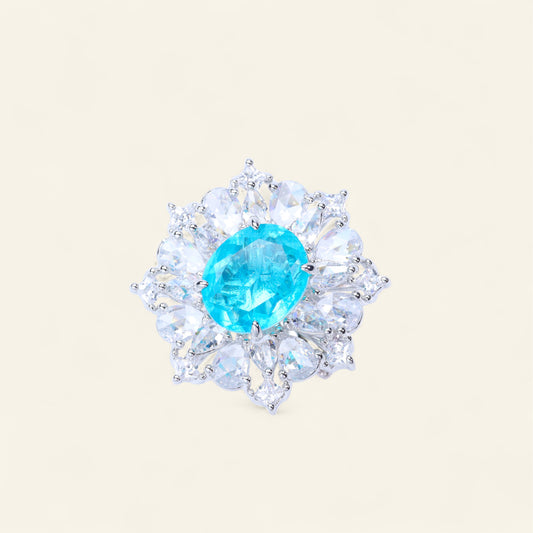 #LJ005#  Ring with Paraiba Tourmaline