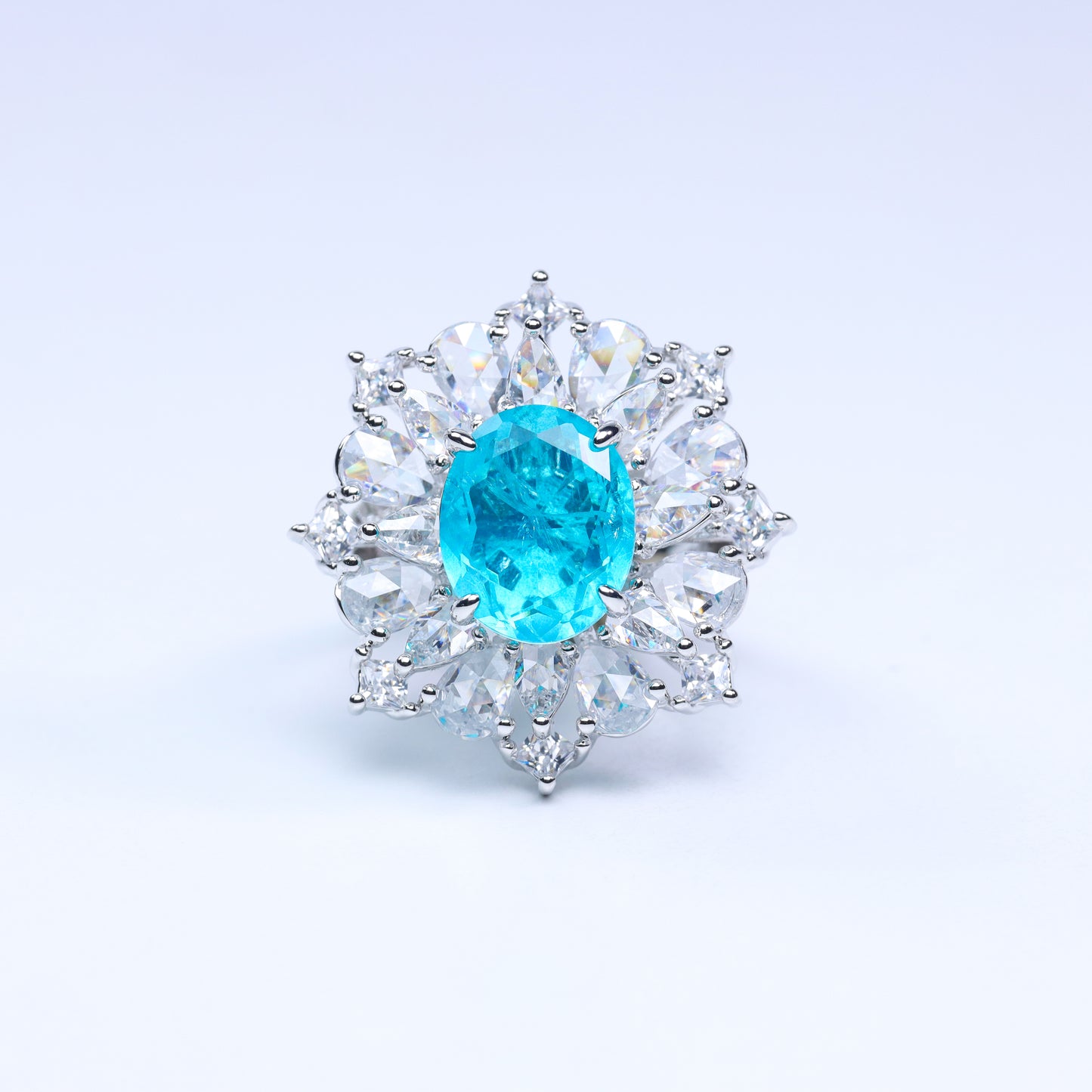 #LJ005#  Ring with Paraiba Tourmaline